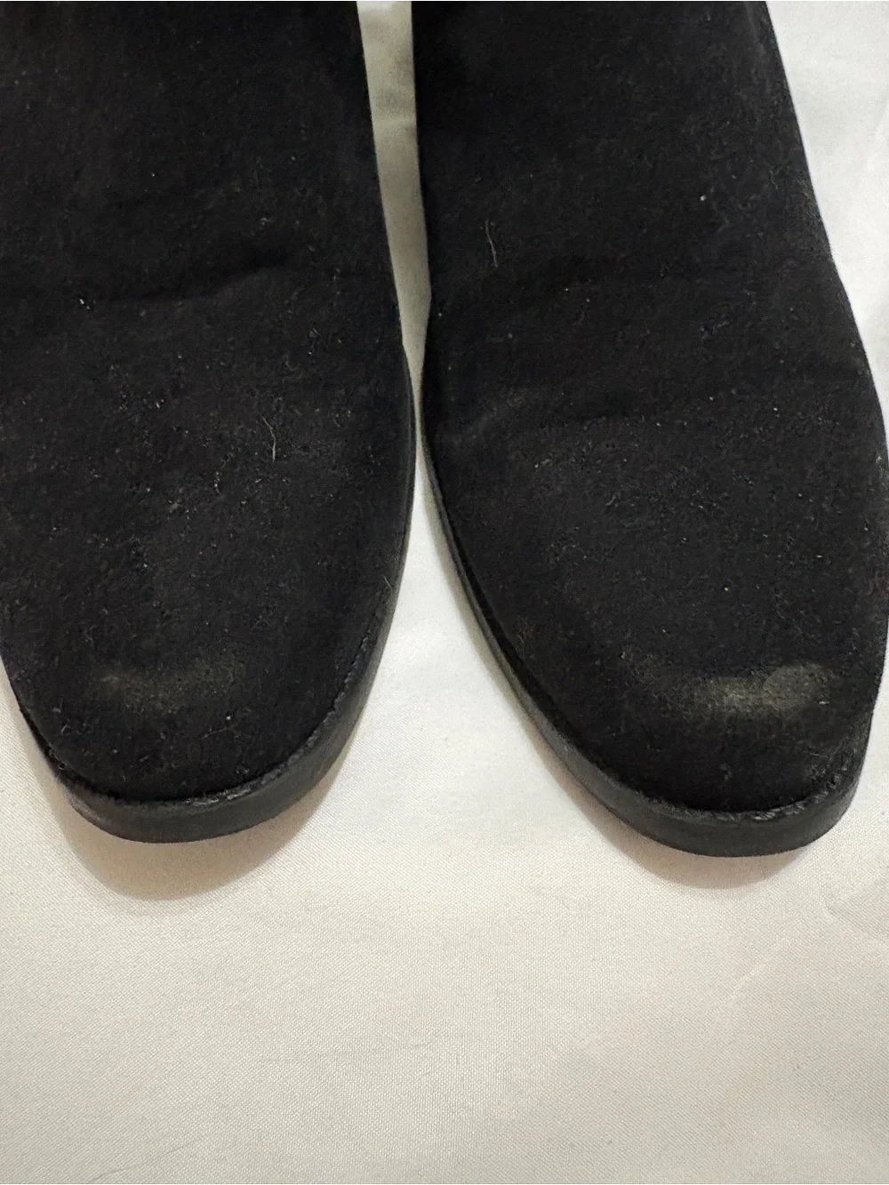 ASOS black suede